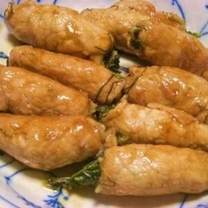 焼肉のタレで簡単♪おかひじきの肉巻き